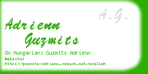 adrienn guzmits business card